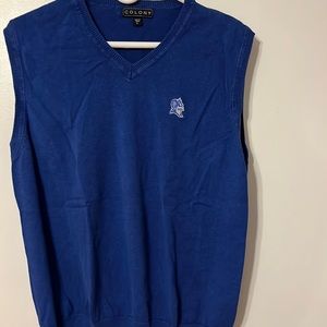 Mens gently used Duke sweater vest